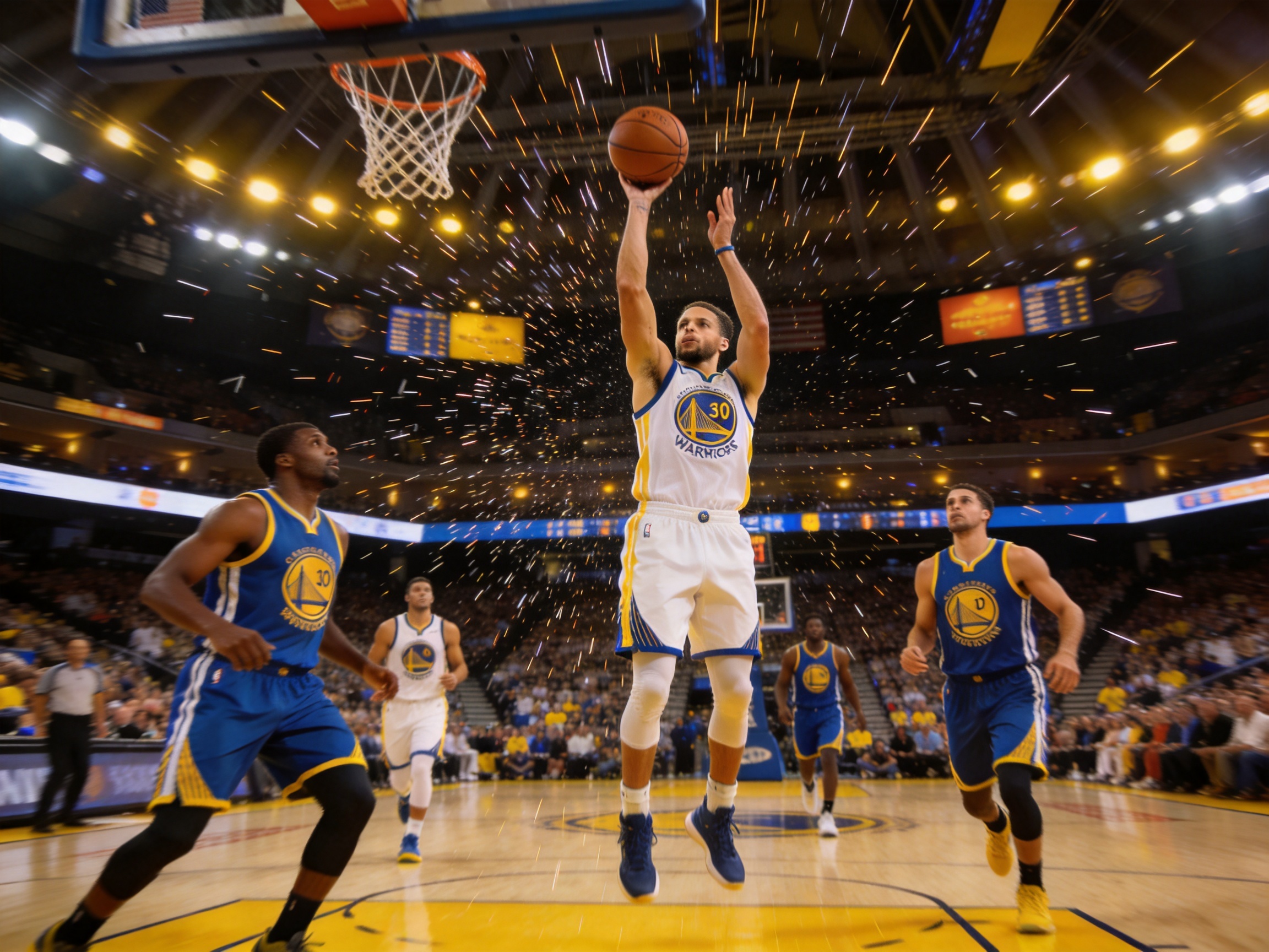 手机比分网 - 实时体育比分与赛事数据 - NBA、库里三分雨再袭联盟、勇士队新赛季阵容深度解析、手机比分网、实时体育比分与